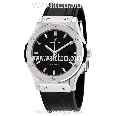 Hublot Classic Fusion Black Dial Titanium Automatic Men's Watch 542NX1171LR