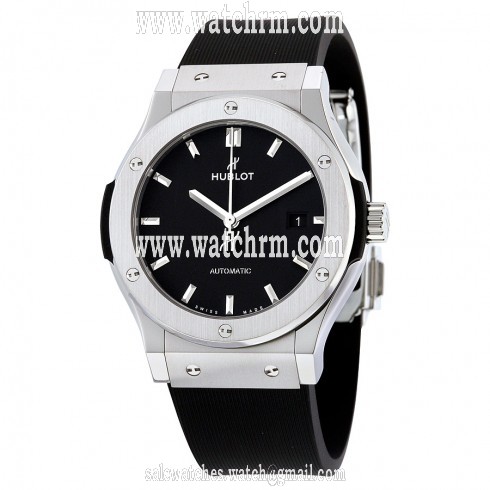 Hublot Classic Fusion Automatic  Black Dial Titanium Men's Watch 542NX1171RX