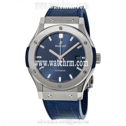 Hublot Classic Fusion Automatic Blue Sunray Dial TitaniumMen's Watch 542.NX.7170.LR