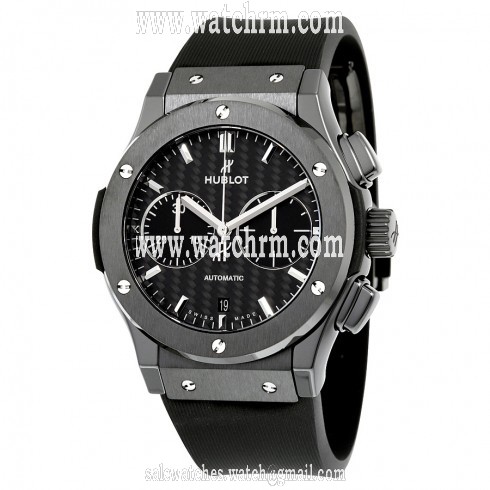 Hublot Classic Fusion Chronograph Black Magic Mat Carbon Fiber Dial Automatic Men's Watch 521.CM.1771.RX