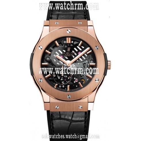 Hublot Classic Fusion Automatic Skeleton Dial Men's Watch 515.OX.0180.LR