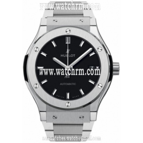 Hublot Classic Fusion Black Dial Automatic Men's Titanium Watch 511.NX.1171.NX