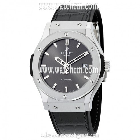 Hublot Classic Fusion Black Dial Black Leather Men's Watch 542NX7070LR