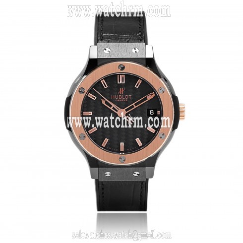 Hublot Classic Fusion Black Dial Black Leather Strap Unisex Watch 561.CP.1780.LR