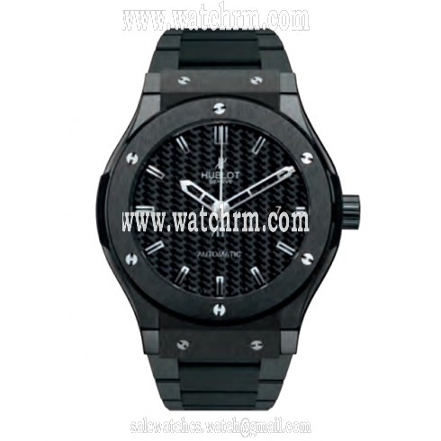 Hublot Classic Fusion Black Dial Ceramic Automatic Men's Watch 565CM1110CM
