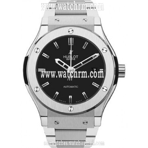 Hublot Classic Fusion Black Dial Titanium Automatic Men's Watch 565NX1170NX
