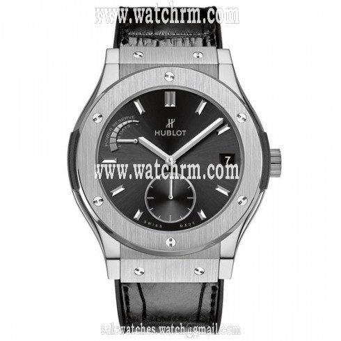 Hublot Classic Fusion Black Sunray Dial Titanium Men's Watch 516.NX.1470.LR.1104
