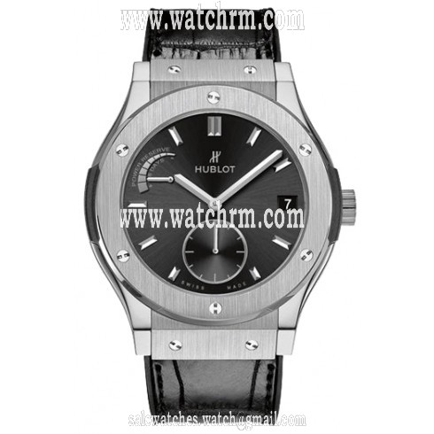 Hublot Classic Fusion Black Sunray Dial Titanium Men's Watch 516.NX.1470.LR.1704