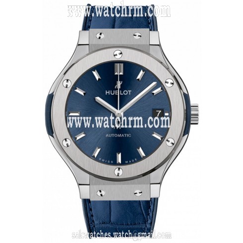 Hublot Classic Fusion Blue Sunray Dial Titanium 38mm Automatic Men's Watch 565.NX.7170.LR
