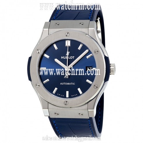 Hublot Classic Fusion Blue Sunray Dial Titanium Automatic Men's Watch 511.NX.7170.LR