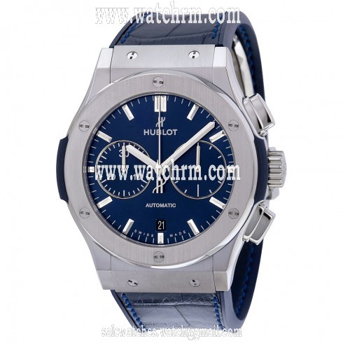 Hublot Classic Fusion Blue Sunray Dial Titanium Automatic Men's Watch 521.NX.7170.LR