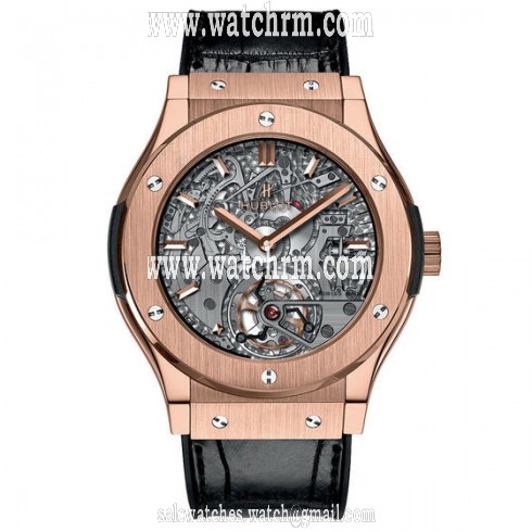 Hublot Classic Fusion Cathedral Tourbillion Minute Reapeater King Gold Dial Skeleton 504.OX.0180.LR
