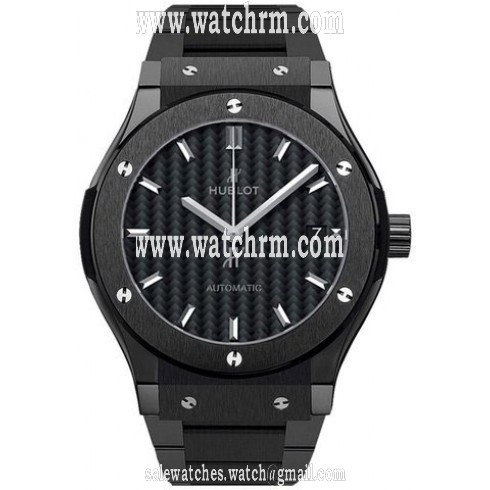 Hublot Classic Fusion Mat Carbon Dial Automatic Men's Ceramic Watch 511.CM.1771.CM
