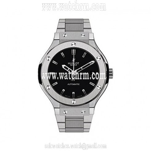 Hublot Classic Fusion Matte Black Dial Automatic Titanium Men's Watch 585.NX.1170.NX