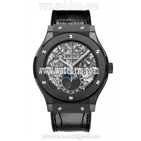 Hublot Classic Fusion Skeleton Dial Automatic Men's Watch 517.CX.0170.LR