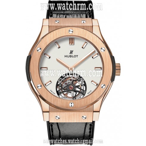 Hublot Classic Fusion Tourbillon 45mm Dial White Men's Luxury Watch 505.OX.2610.LR