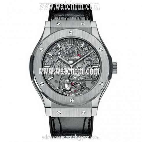 Hublot Classic Fusion Tourbillon Cathedral Minute Repeate Dial Silver Men's Watch 504NX0170LR