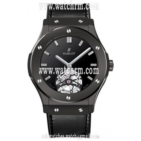 Hublot Classic Fusion Tourbillon Night Out Dial Black Automatic Men's Watch 505.CS.1270.VR