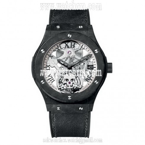 Hublot Classic Fusion Tourbillon Skull Dial Skeleton Automatic Men's Watch 505.UC.0170.VR.SKULL
