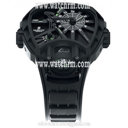 Hublot Key of Time Black Dial Titanium Men's Watch 902.ND.1140.RX