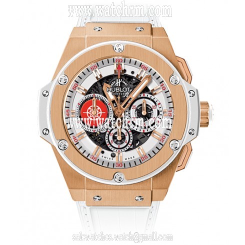 Hublot King Power Costa Smeralda Matte White Chronograph Dial Men's Watch 710OE2123GRPCM12