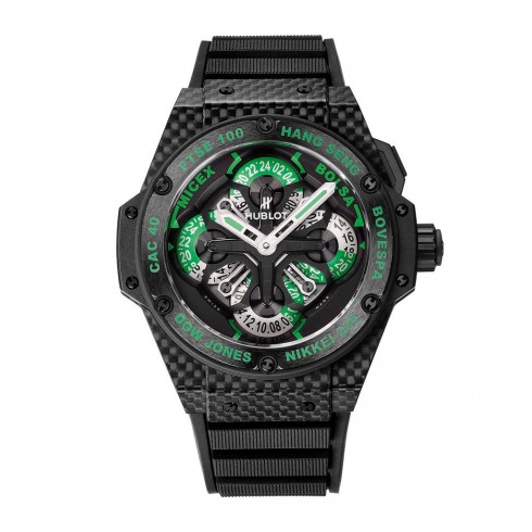 Hublot King Power GMT Chronograph Black Dial Men's Watch 771.QX.1179.RX.CSH13