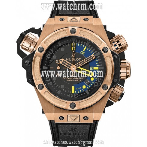Hublot King Power Oceanographic Black Dial Automatic Men's Watch 732.OX.1180.RX