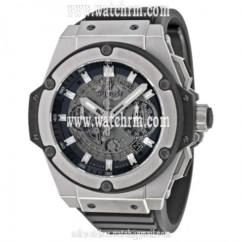 Hublot King Power Unico Skeleton Dial Titanium Men's Watch 701.NX.0170.RX