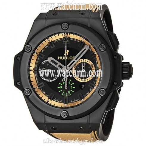 Hublot King Power Usain Bolt Black Chronograph Dial Men's Watch 703.CI.1129.NR.USB12