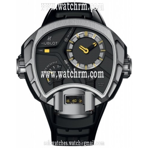 Hublot Masterpiece MP-02 Key of Time Black Dial Titanium Men's Watch
