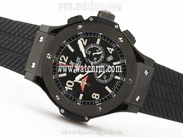 Hublot Monaco Yacht Club 301.AM.130.RX.YCM07 Black Rubber Strap Midsize 44.5mm Watch