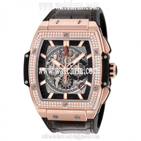 Hublot Spirit of Big Bang 18kt King Gold Diamond Men's Watch 601.OX.0183.LR.1104