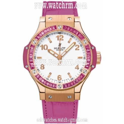 Hublot Tutti Frutti Big Bang Pink Gummy Alligator Unisex Watch 361PP2010LR1933