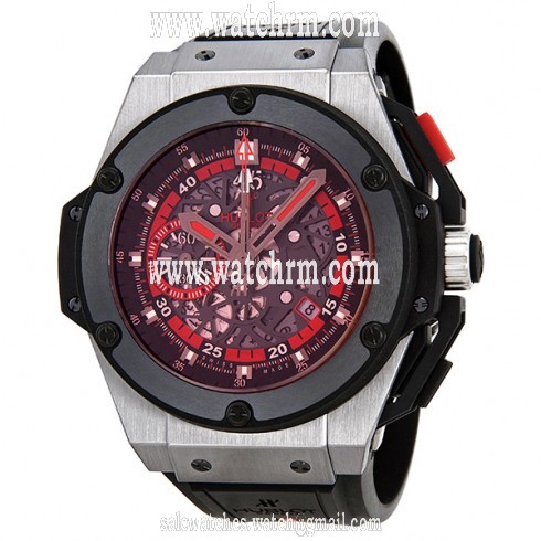 Hublot Uefa Euro Skeleton Black Rubber Men's Watch 716.NM1129.RX.EUR