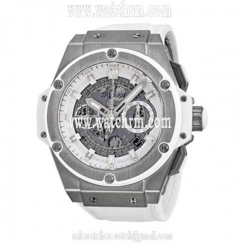 Hublot Unico Automatic Chronograph Skeleton Dial Ladies Watch 701.NE.0127.GR