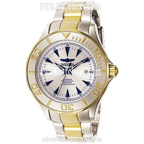 Invicta Ocean Ghost III White Dial Two Tone Stainless Steel Men's Watch 7036