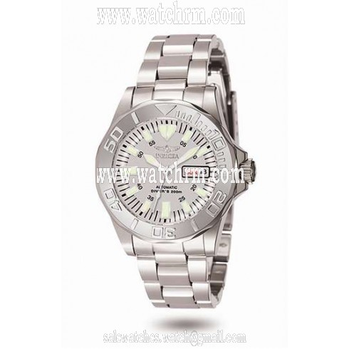 Invicta Sapphire Diver Silver-tone Dial Stainless Steel Men's Watch 7048