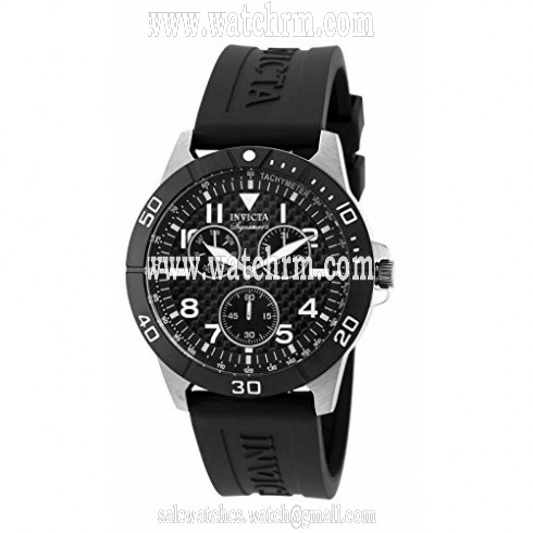 Invicta  Signature Collection Multi-Function Black Dial Black  Polyurethane Mens Watch Mark 2/18/2015 6:02:48 PM