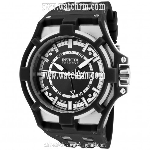 Invicta Akula Black Dial Rubber Men's Watch 0627