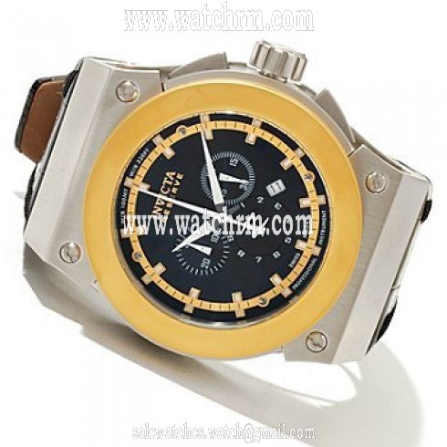 Invicta Akula Chronograph Black Dial Stainless Steel Men's Watch 10951