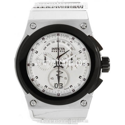 Invicta Akula Chronograph Silver Dial Stainless Steel Men's Watch 11933