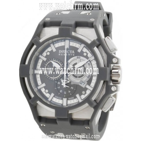 Invicta Akula Grey Polyurethane Chronograph Men's Watch 0631