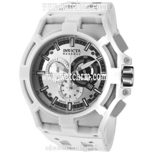 Invicta Akula Reserve Grey Dial Chronograph Resin Men's Watch 0632