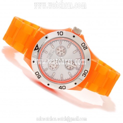 Invicta Anatomic Multi-Function Orange Sunray Thermo Men's Watch 1666