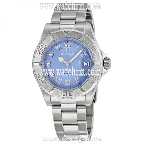 Invicta Angel Blue Dial Stainless Steel Ladies Watch 14361
