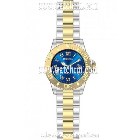 Invicta Angel Blue Dial Two-tone Stainless Steel Ladies Watch 14363