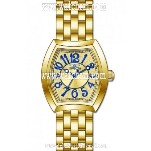 Invicta Angel Champagne Dial Gold-plated Ladies Watch 15040