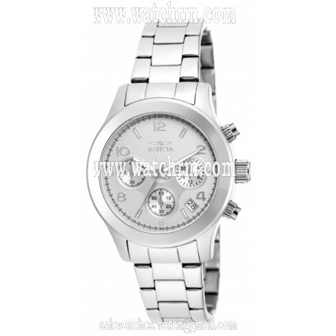 Invicta Angel Chronograph Silver Dial Stainless Steel Ladies Watch 19216