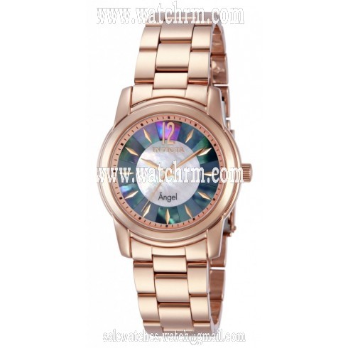 Invicta Angel Mother of Pearl Dial Rose Gold-tone Men's Watch 12631