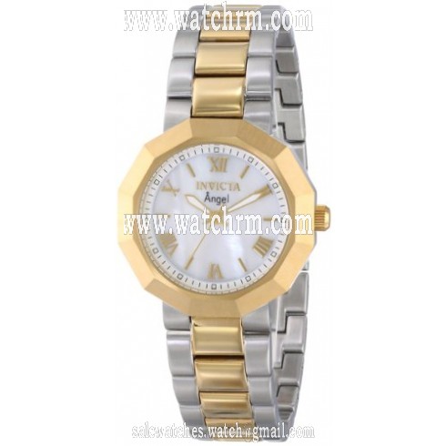 Invicta Angel Mother of Pearl Dial Two-tone Ladies Watch 0544